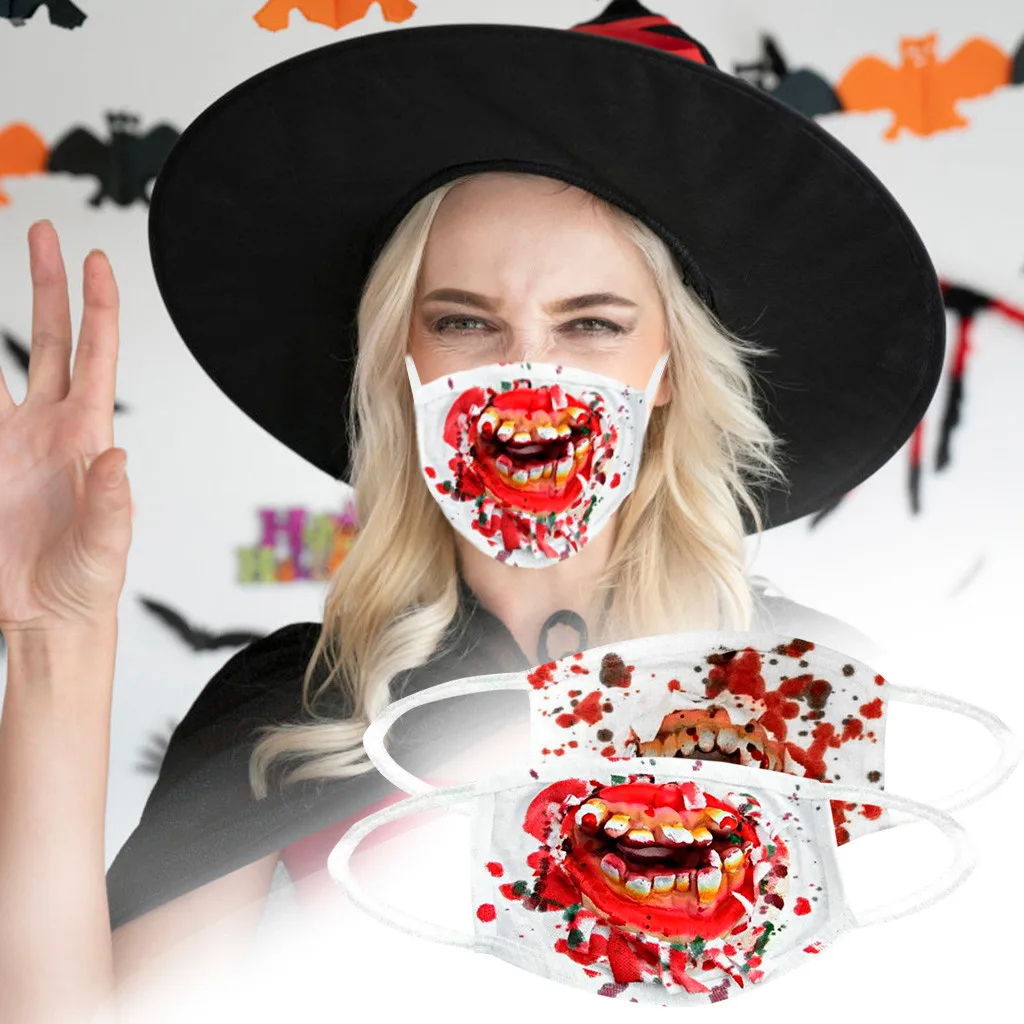 1 шт. 3D унисекс маска для лица на Хэллоуин модная страшная забавная шутка ролевых