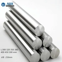 axk 300 320 350 380 400 450 500 mm smooth rods 8mm linear shaft rail 3d printers parts chrome plated guide slide part