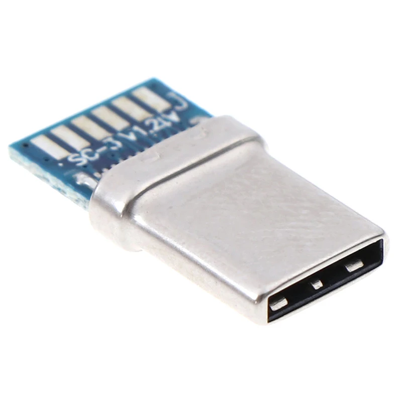 Тип с портом типа C Мужской Разъем USB 3.1 сварки данных OTG линии Интерфейс DIY кабель