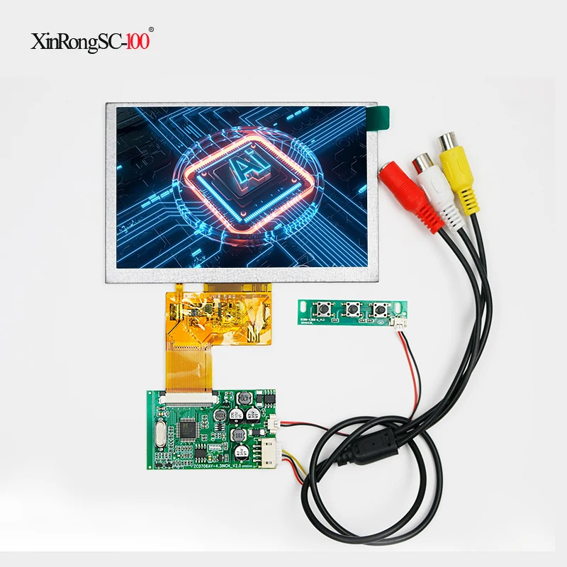 5 дюймовый TFT ЖК дисплей AT050TN43 разрешение 800(RGB)* 480 Стандартная плата водителя prodcut AV