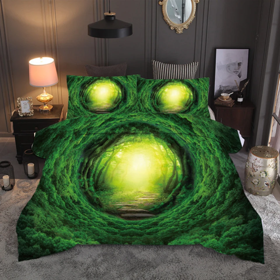 Морской океан пляж Постельный набор 3d роскошный Печатный пододеяльник одиночный