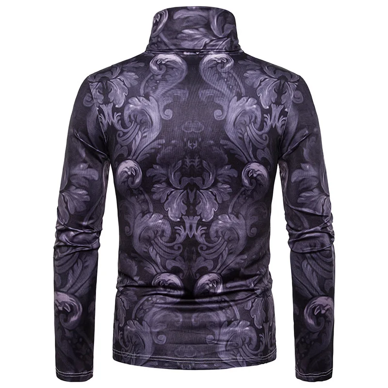 Осень 2019 новинка Мужская футболка большого размера с рисунком собаки высокий