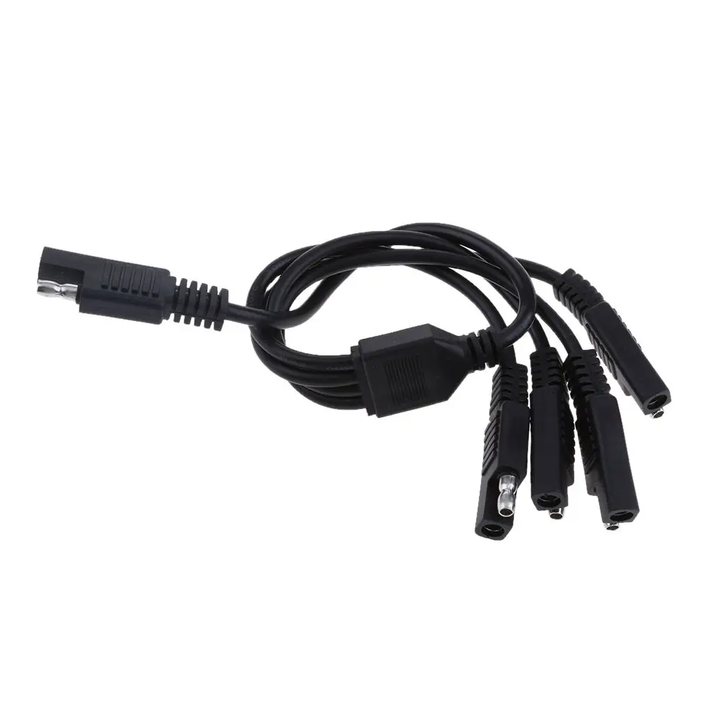 

SAE Extension Wire Adapter Connector with 5 Way Cable for Car Motorcycle