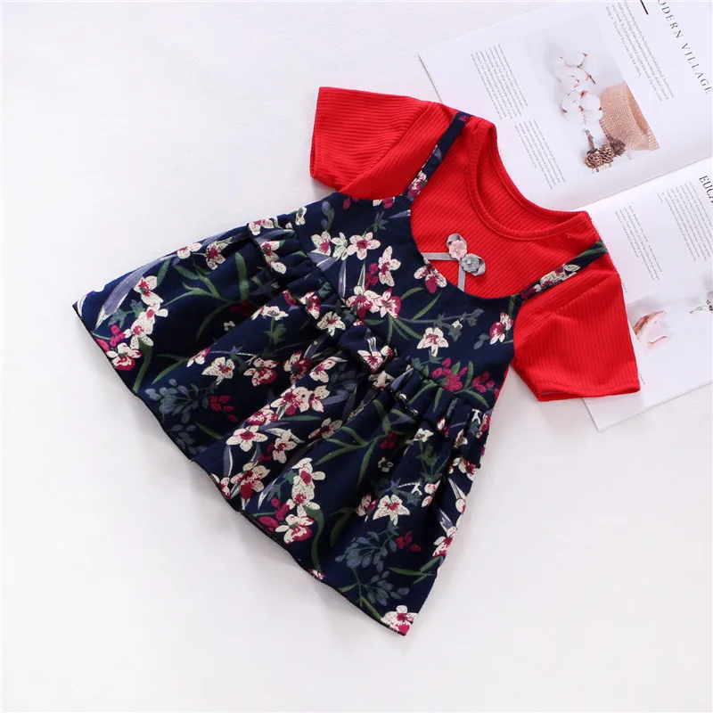 Baby girls dress summer infant clothes toddler fashion print princess clothing for newbron baby kids casual dresses | Детская одежда и