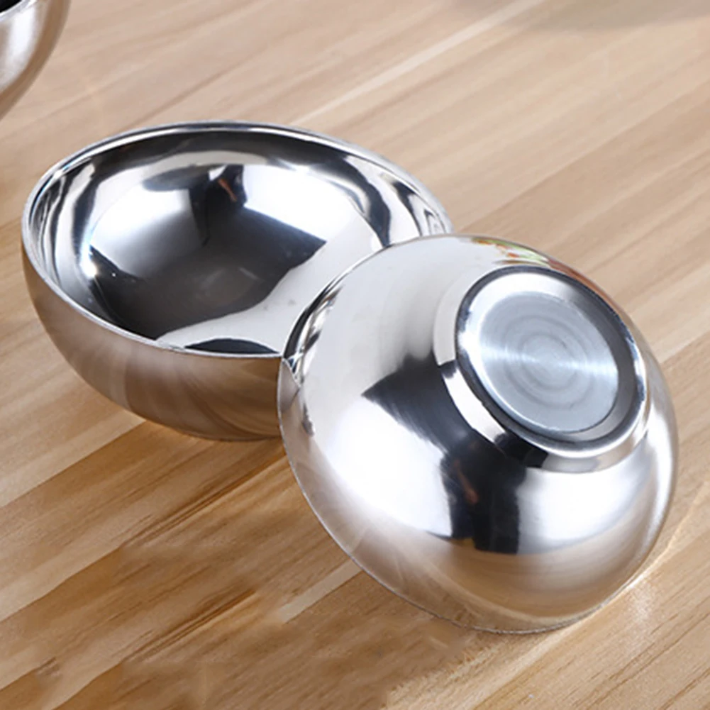 Чаша из нержавеющей стали с двойным слоем изоляции для лапши супа риса чаша
