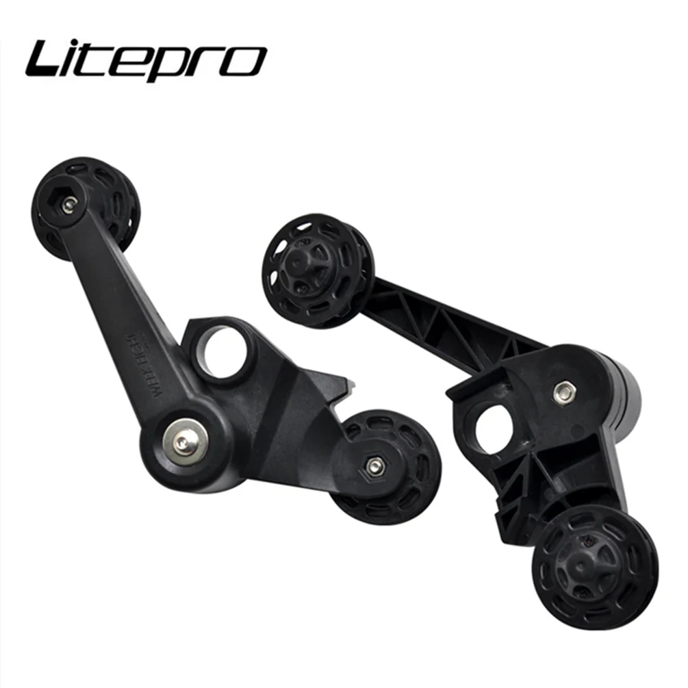 

Folding Bike For Brompton Chain Tensioner Plastic Support 2/6 Speed Rear Derailleur Stabilizer Presser BMX Bicycle Chains