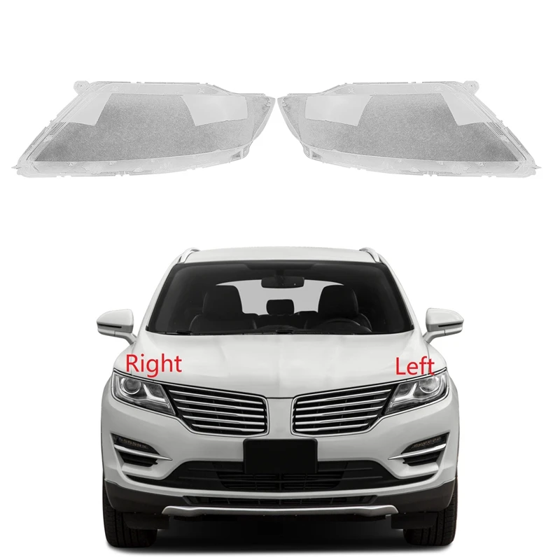 

for Lincoln MKC 2013-2018 Headlight Shell Lamp Shade Transparent Lens Cover Headlight Cover