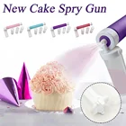 Пульверизатор ручной для украшения тортов, распылитель для красок дюйма, с 4 распылителями