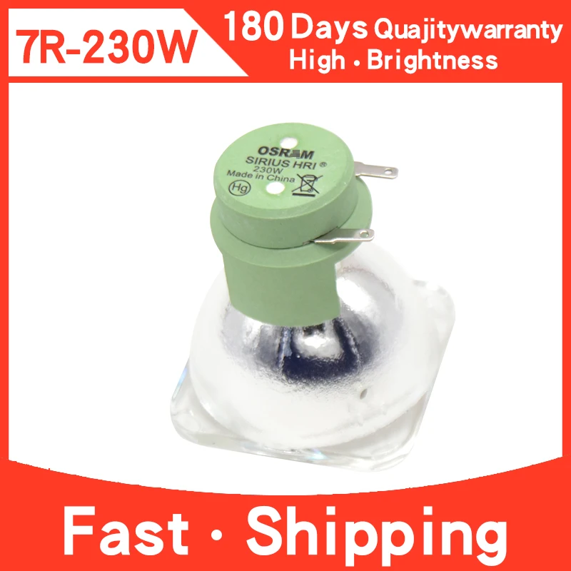 Хит продаж металлическая галогенная лампа 7R 230 Вт движущаяся лучевая луч SIRIUS HRI230W