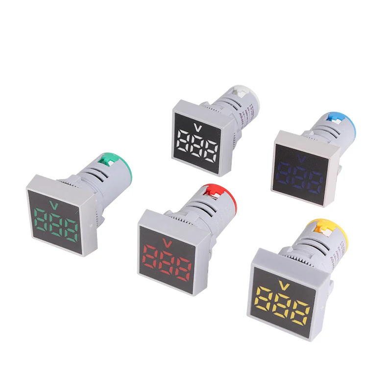 1 шт. 22 мм Индикатор напряжения/светодиодный цифровой дисплей индикатор voltemeterVolt