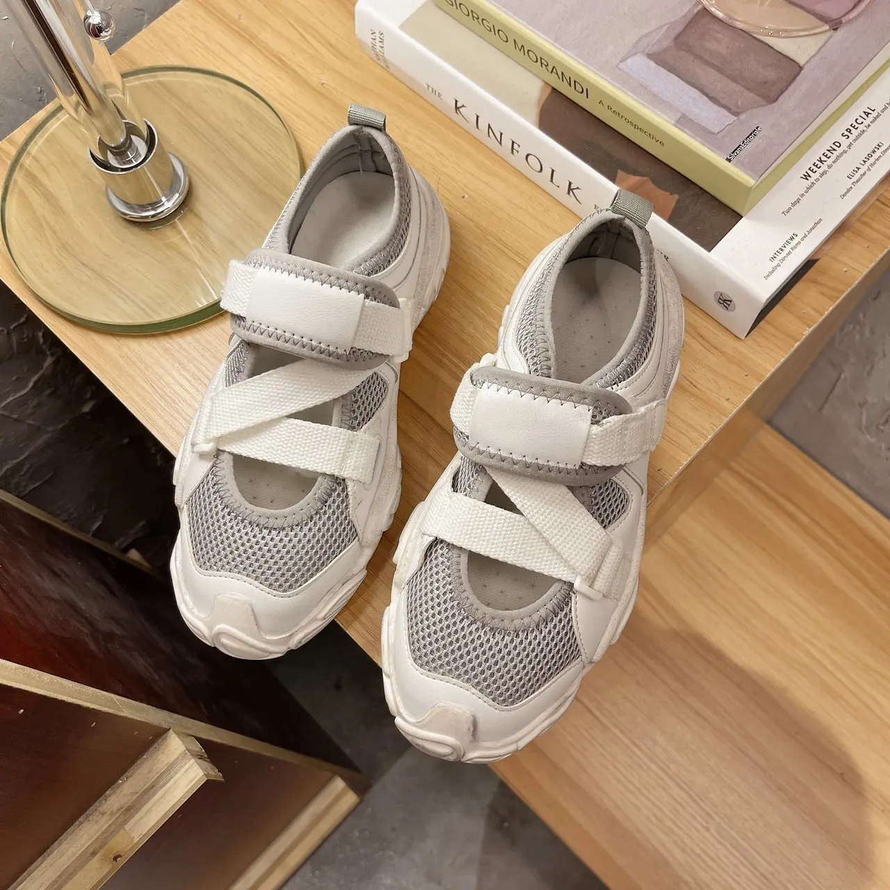 

Women Sneakers Summer Breathable Mesh Vulcanize Shoes Comfortable Platform Sport Running Shoes Casual Light Mary Jane Shoes