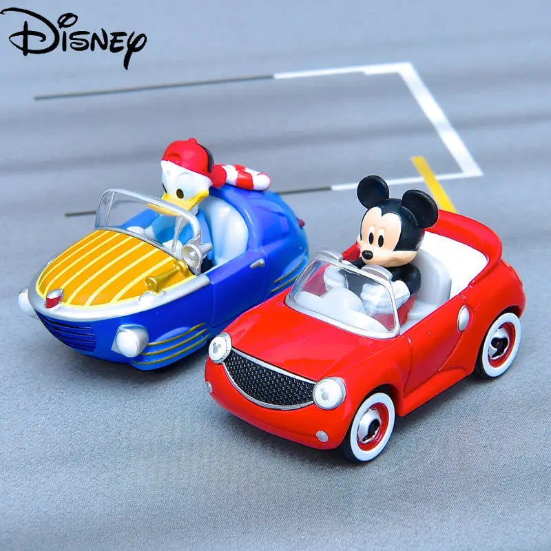

Модель машинки из сплава Disney, простой милый мультяшный анимационный Микки и Минни, детские игрушки