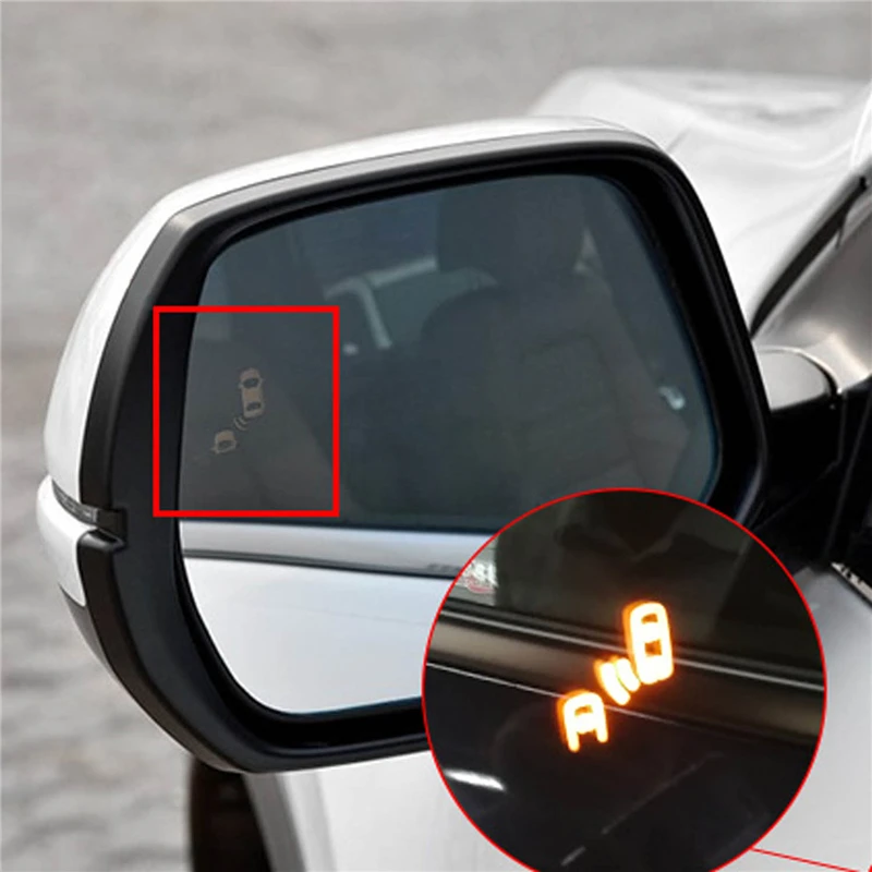 

Car Blind Spot Detection Monitor Assist Microwave Sensor Security Alarm System Side Rear View Mirror For Honda Civic CRV MK5 FIT