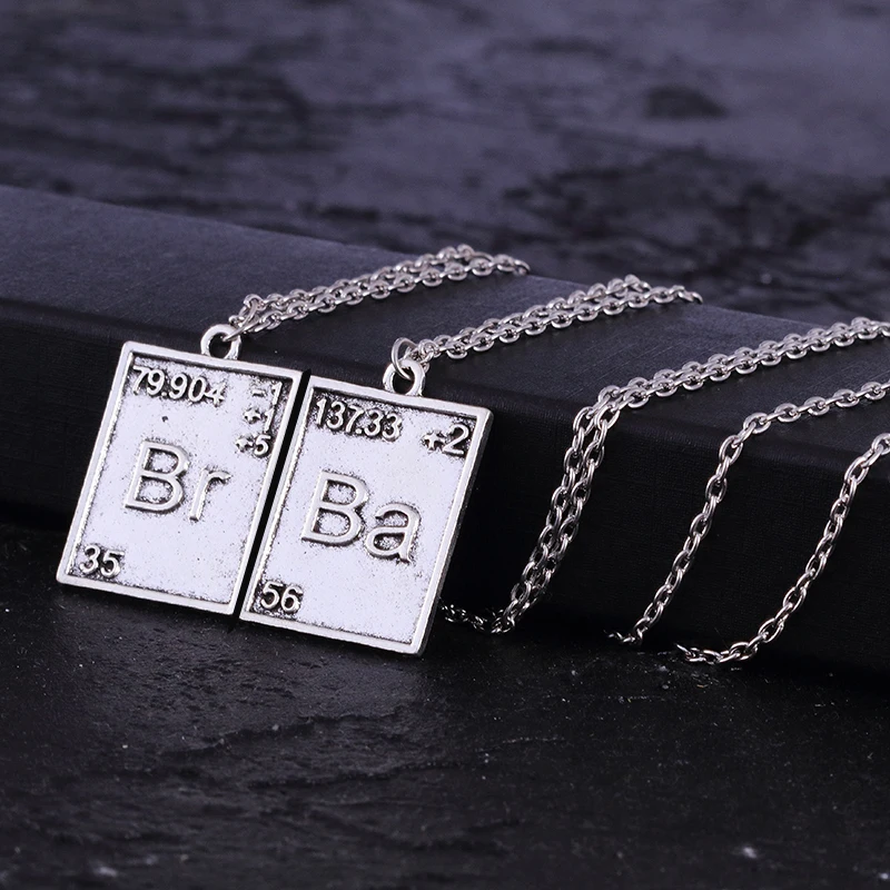 Ожерелье с подвесками в виде периодических элементов 2 шт./пара | Украшения и