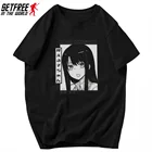 Футболка из хлопка с круглым вырезом, с коротким рукавом