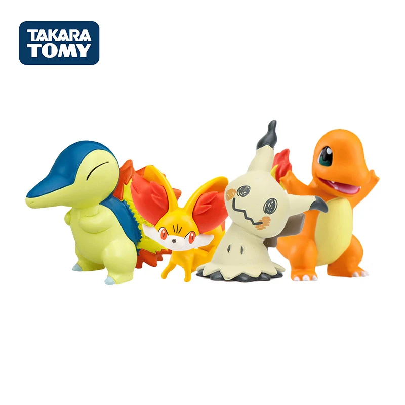 TAKARA TOMY мультфильм Evee snorlax белки Bulbasaur Charizard детектива Пикачу аниме фигурки куклы