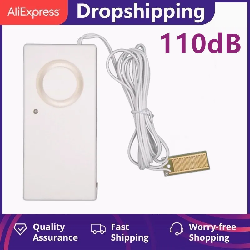 

Water Leakage Alarm Detector Home Alarm Water Leakage Alarm Detector 110dB Independent Water Leak Sensor Detection Flood Alert