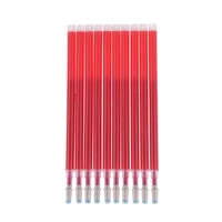 10pcs high temperature heat erasable fabric marker pen refill for fabric pu leather quilting sewing mark pen sewing tool
