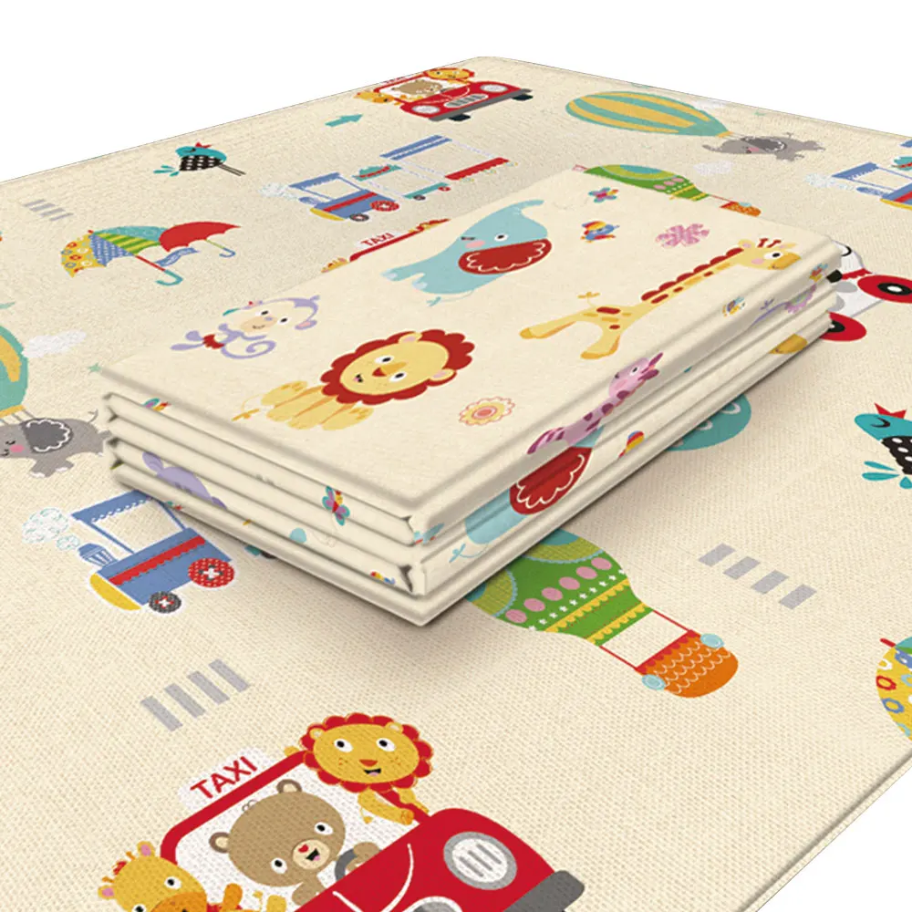 LDPE детский игровой коврик, коврик для ползания, складной, утолщенный, экологически чистый, домашний, детский, без BPA, напольный коврик