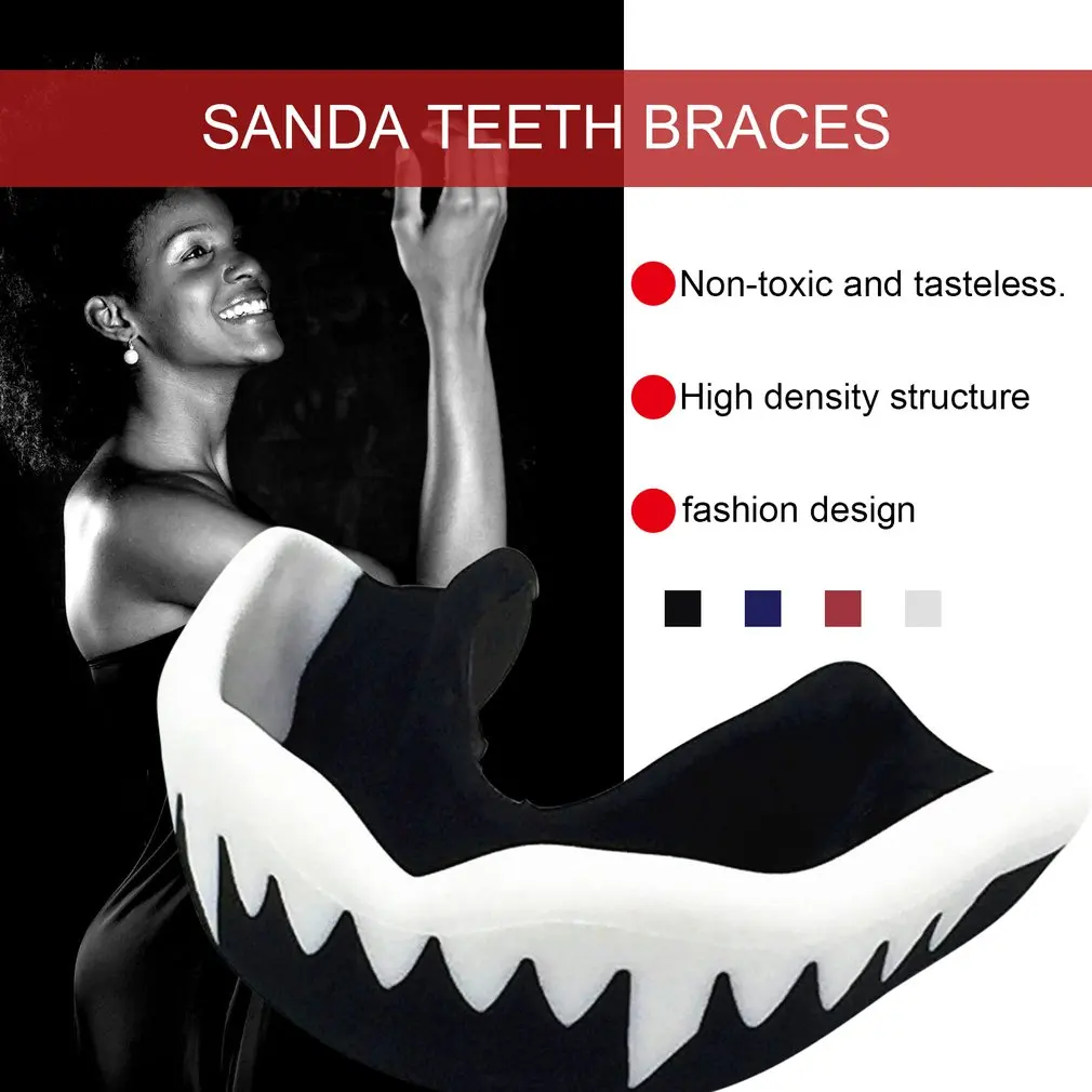 Профессиональная защита для рта взрослых каратэ Muay мягкая из ЭВА спортивная