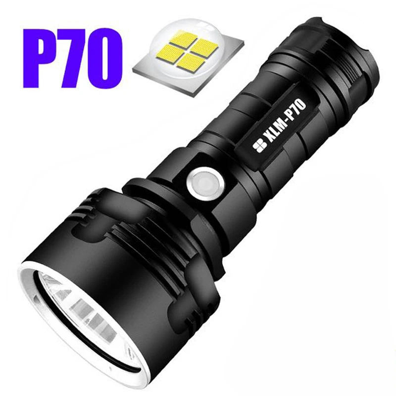 

Фонарик L2 XHP50, светодиодный, водонепроницаемый супермощный, с зарядкой от USB