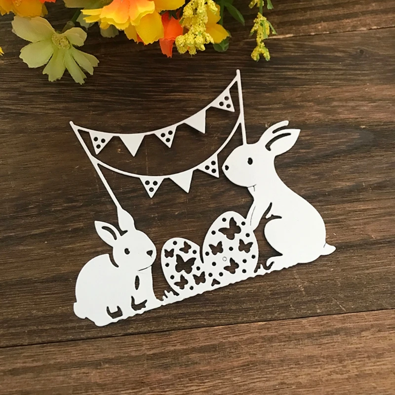 

Easter Butterfly Eggs Metal Cutting Dies Stencil Scrapbooking DIY Album Stamp Paper Card Embossing Decoration