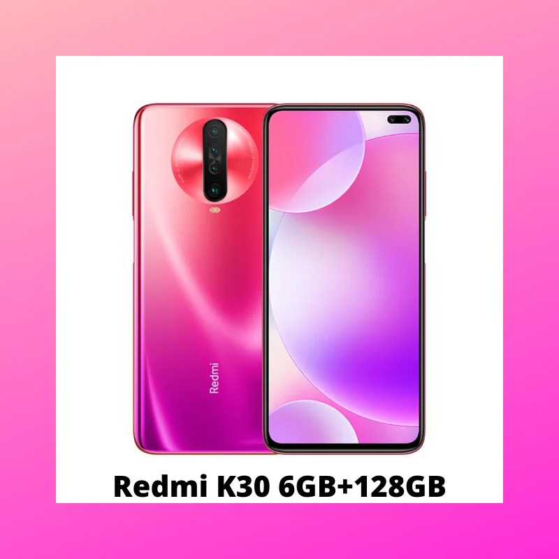 Pink 128GB Xiaomi Redmi K30 4G серия предпродажный Snapdragon 730G 1201Hz жидкий дисплей NFC ИК-контроль 6,67 “экран 5G серия открытые продажи в - Цвет: Pink 128GB
