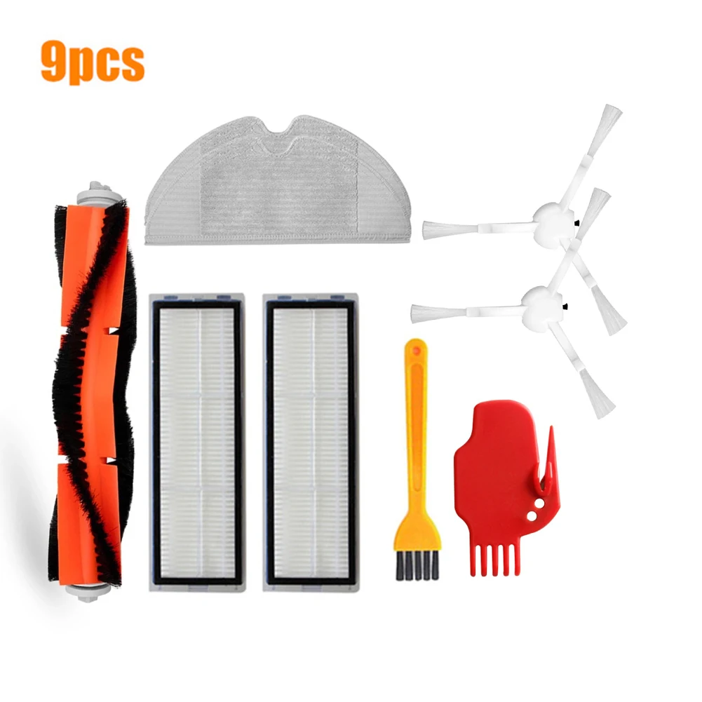 

Roller Brush Filter Mop Cloth Kit For XIAOMI DREAME F9 For XIAOMI MIJIA 1C Clean Strong Cleaning Power Capture Dust Tools Parts