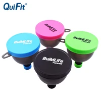 quifit portable protein powder container whey protein storage multifunction powder box funnel for shaker bottle 4 packs bpa free