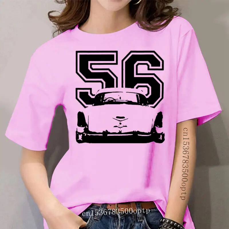

CarGeekTees.com 1956 Bel Aie Rear View Year Light Color Shirt