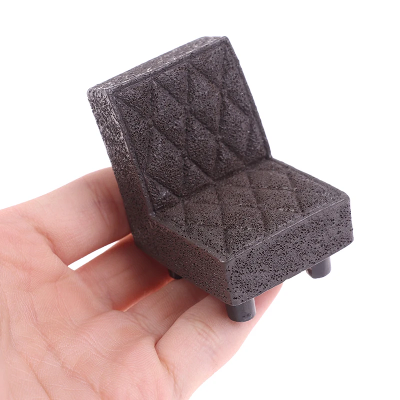 

1/12 Dollhouse Miniature Accessories Mini Sofa Stool Chair Furniture Model Toys For Dollhouse Decals