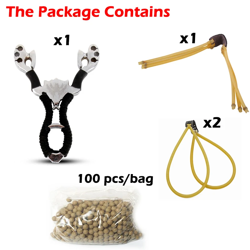 Рогатка Волчья из алюминиевого сплава для охоты катапульты кемпинга путешествий