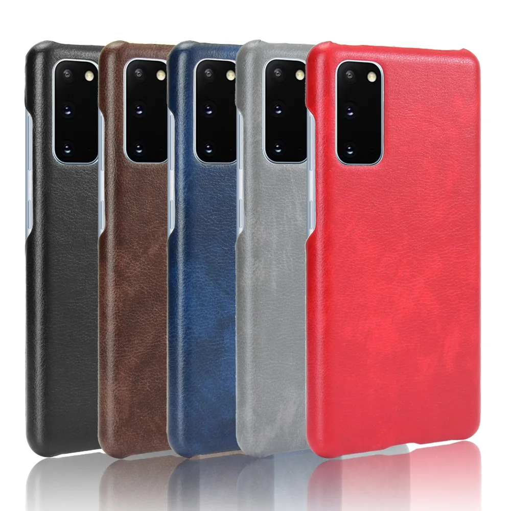 Точный вырез личи кожаный чехол для Samsung Galaxy S20 FE A21S A31 A51 A71 A81 A91 M31s A52 A32 A72 5G