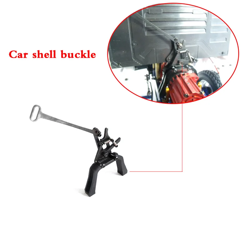 

Front Car Shell Buckle Metal for 1/14 Tamiya RC Truck Trailer Tipper Scania MAN Benz Actros Volvo Car Diy Parts