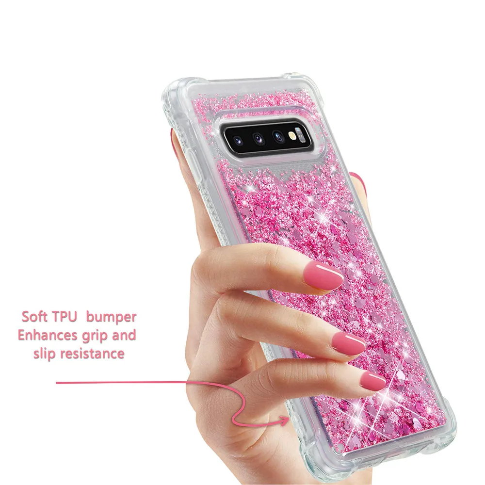 Чехол для Samsung Galaxy S20 S10E S10 Plus Ultra A01 A21 A51 A71 блестящий прозрачный мягкий силиконовый