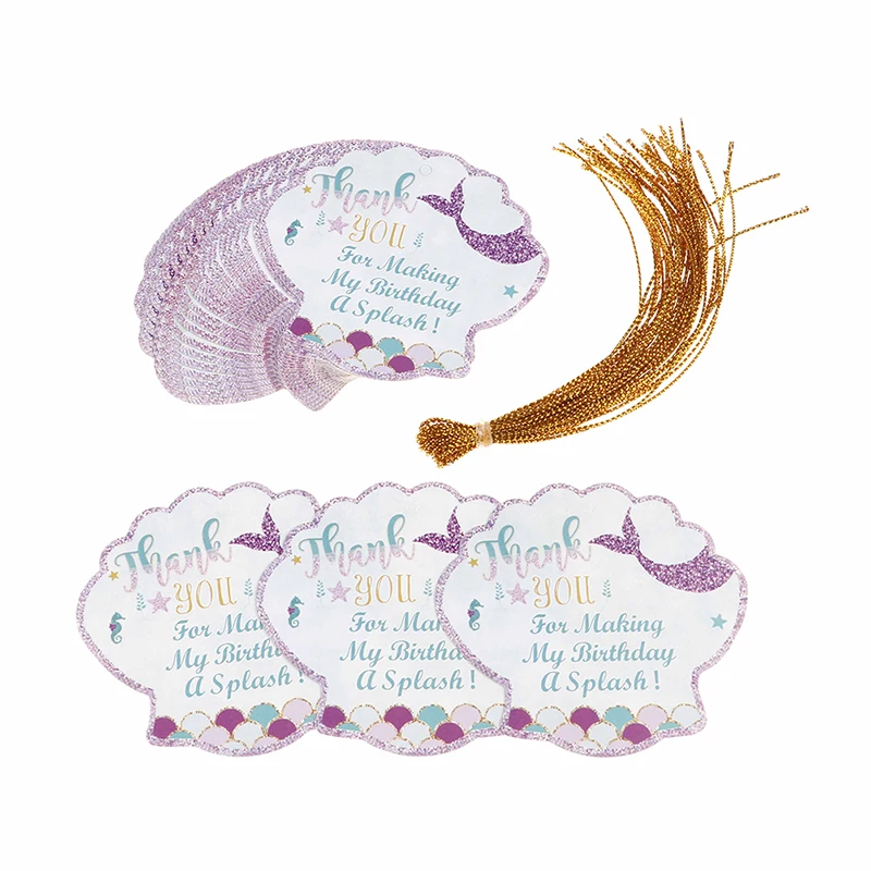 Лидер продаж 2018 24 шт. спасибо Русалка Подарочная коробка наклейка s Упаковка для