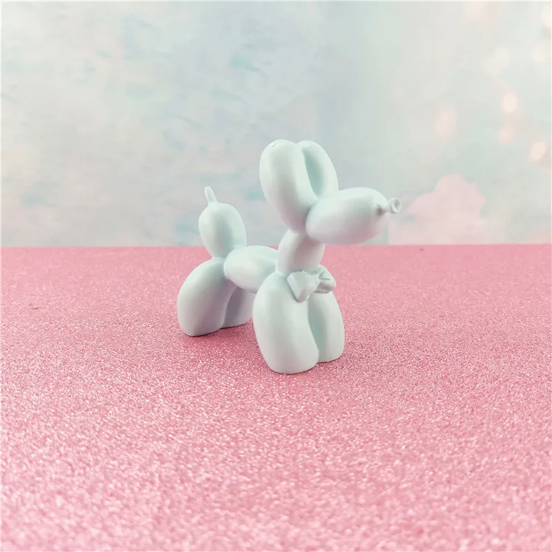 blue Творческий мультфильм шар собака на день рождения украшение торта, выпечки фигурка собаки аксессуары для украшения дома Современные подарки для детей - Цвет: blue