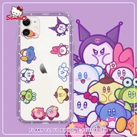 sanrio hello kitty mobile phone case airbag anti drop cover for iphone13 13pro 13promax 12 12pro max 11 pro x xs max xr 7 8 plus