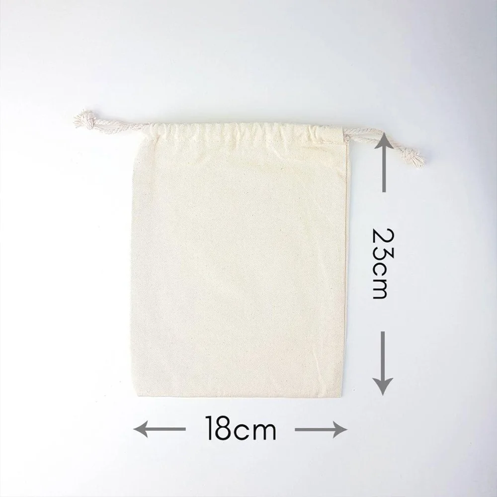 

50 Pcs/Custom cotton pooches Baby stuff monogram with first name Personalised toy bag cuddly softie pouches birth gift