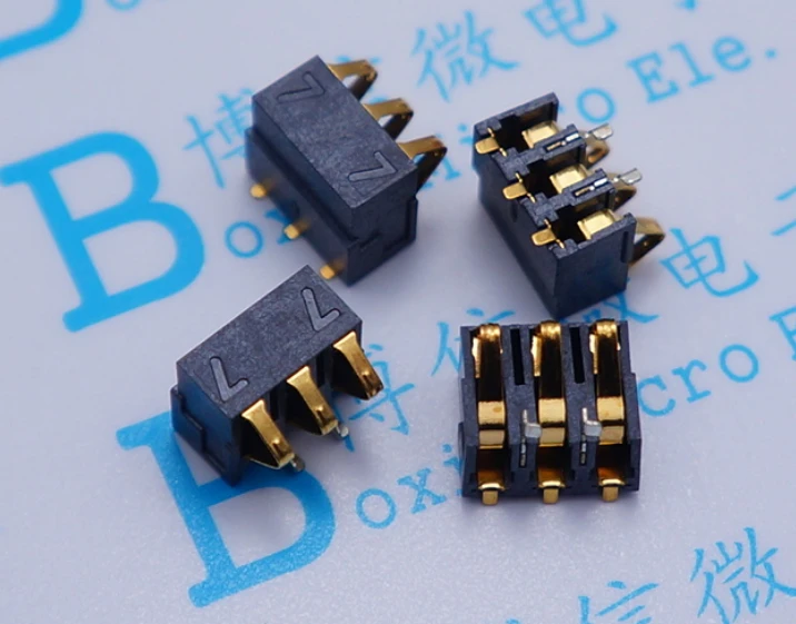 10 шт./лот 77 держатель батареи 3P шрапнель тип разъем аккумулятора мобильный