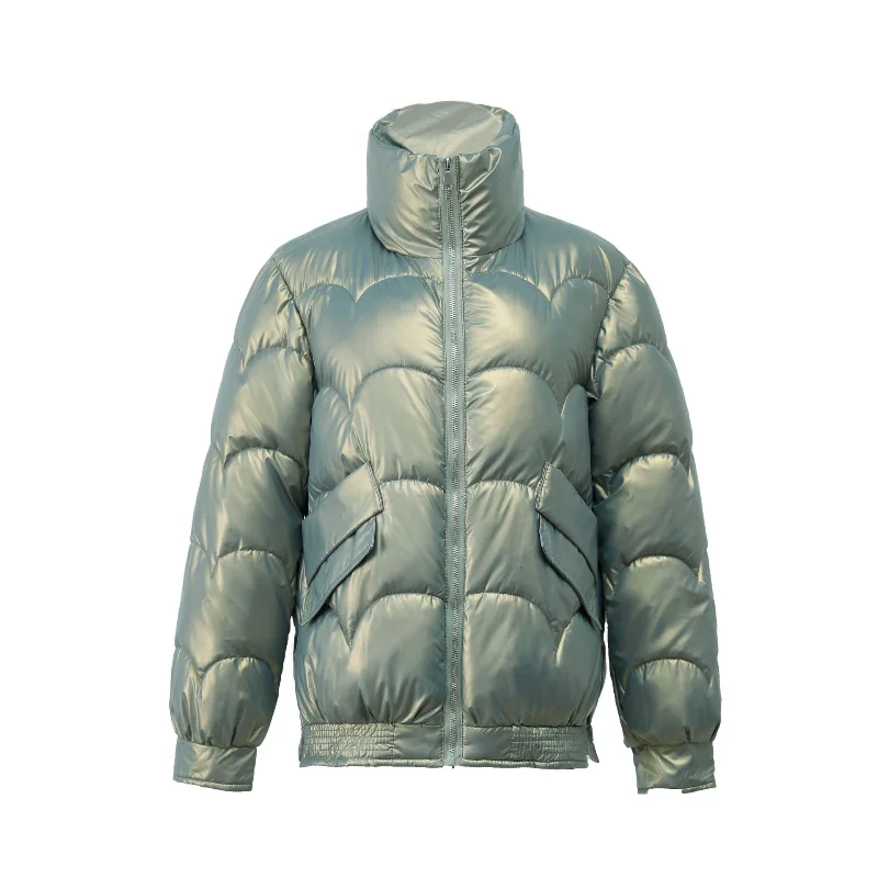 

Winter Women's Cotton Coat 2021 New Slim Bright Face Korean Down Cotton Women's Winter Casual All-match High-quality Jacket