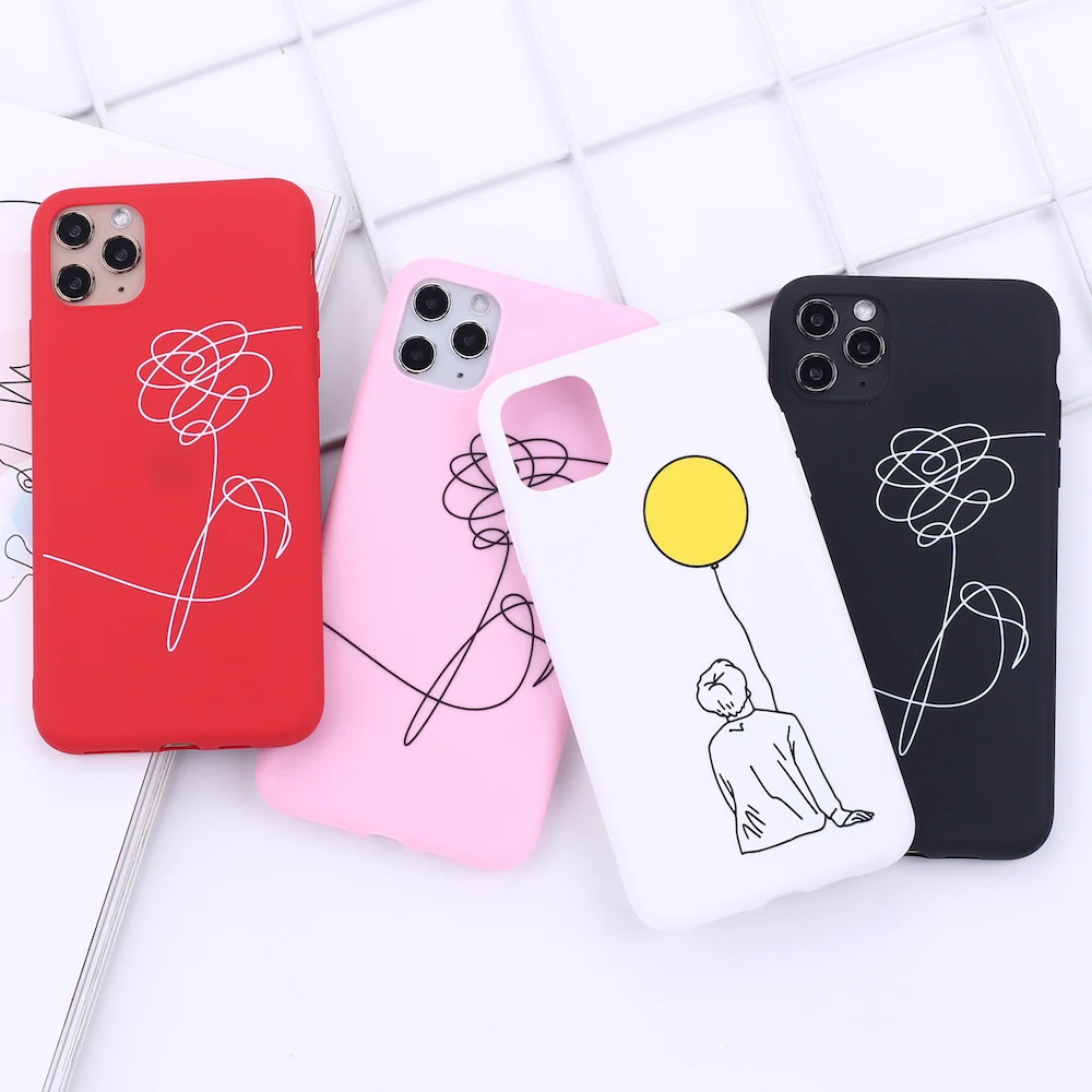 Love Yourself You Never Walk Alone Phone Cover For iPhone14 14ProMax 14Plus 13Promax 13 12 11 Soft Silicone Case