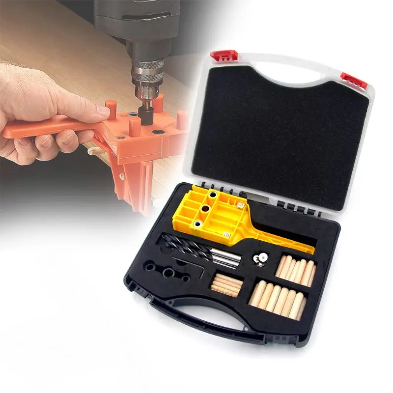 

75 шт., кондуктор для сверления отверстий по дереву, 6/8/10 мм