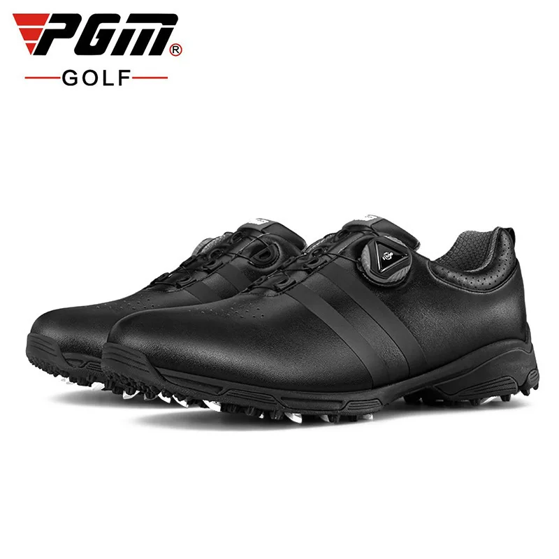 Send Socks!Men Sneakers Golf Sports Microfiber Leather Waterproof Shoes Quick Lacing Stretch Shoelace Soft Midsole Non-Slip Sole