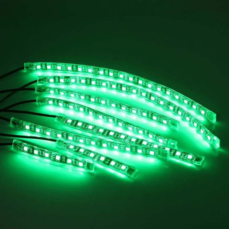 8 шт. 5050 SMD лента гибкий RGB мигающий светильник светодиодный пульт дистанционного