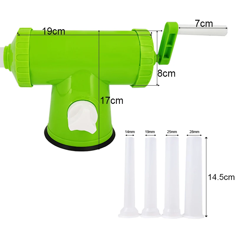 Ручной колбасный шприц 2 фунта колбасница пластиковый наполнитель для мяса