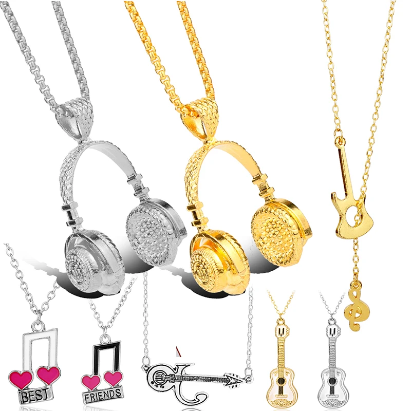 Музыкальная нота ожерелье с музыкальным символом тройной формы колье-чокер
