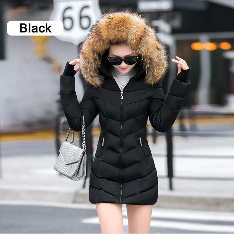 Зимняя женская куртка 2021 Толстая теплая верхняя одежда с подкладкой женские