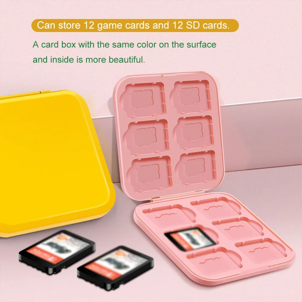 

For Nintendo Switch Game Cards Holder 12 Slots Game Cards Storage Holder Case