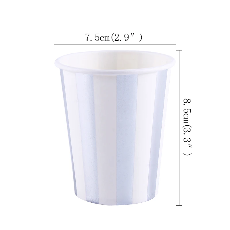 10pcs cup 10 шт. 350 мл Серебряный флэш Стиль холостяк Singleism День Рождения украшения для взрослых детей принадлежности бумажные одноразовые столовые приборы чашки - Цвет: 10pcs cup
